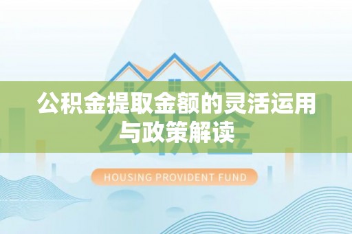 望城公积金提取金额的灵活运用与政策解读