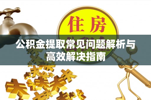 望城公积金提取常见问题解析与高效解决指南