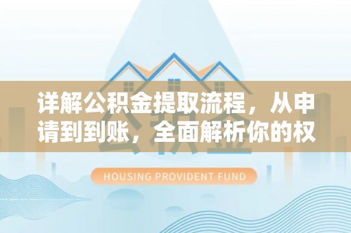望城详解公积金提取流程，从申请到到账，全面解析你的权益与操作步骤