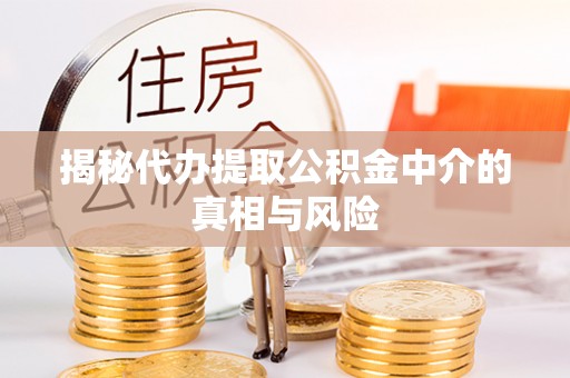 望城揭秘代办提取公积金中介的真相与风险