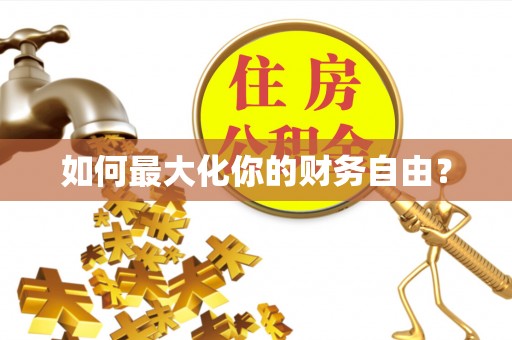 望城如何最大化你的财务自由？