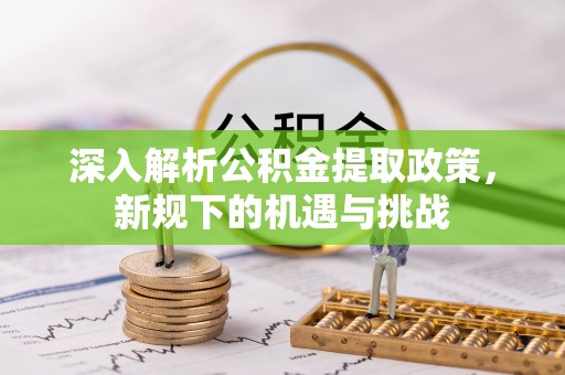望城深入解析公积金提取政策，新规下的机遇与挑战