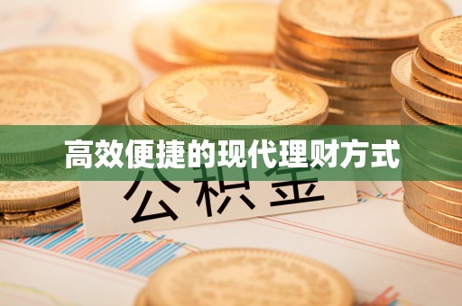 望城高效便捷的现代理财方式