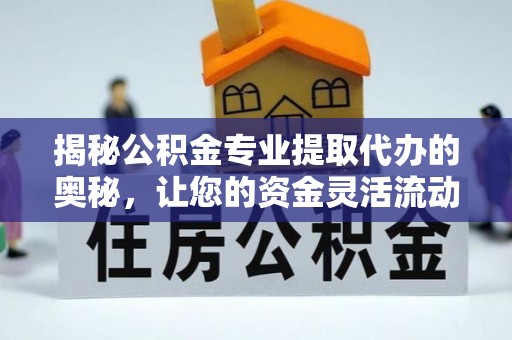 望城揭秘公积金专业提取代办的奥秘，让您的资金灵活流动