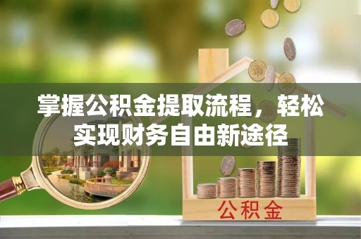 望城掌握公积金提取流程，轻松实现财务自由新途径