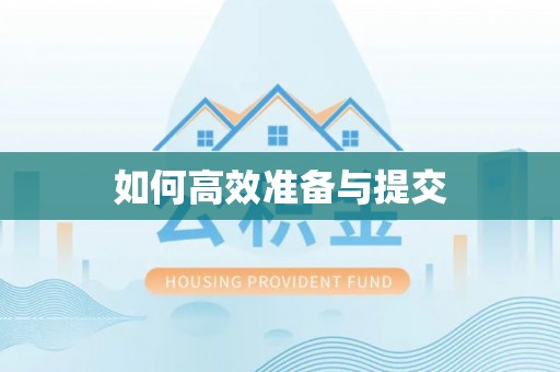 望城如何高效准备与提交