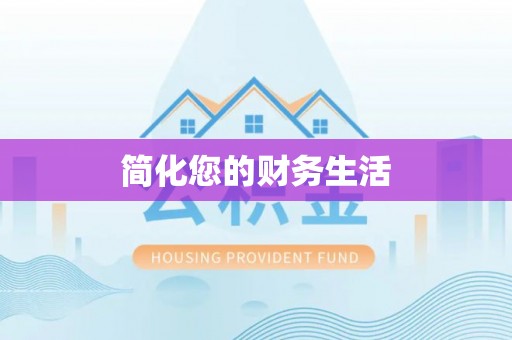 望城简化您的财务生活