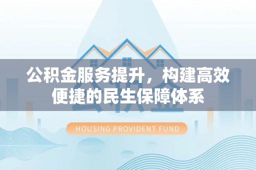 望城公积金服务提升，构建高效便捷的民生保障体系