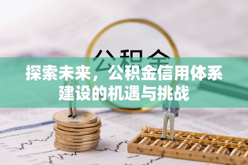 望城探索未来，公积金信用体系建设的机遇与挑战